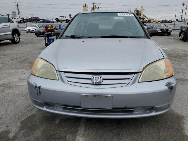 2HGES16573H618121 - 2003 HONDA CIVIC LX SILVER photo 5