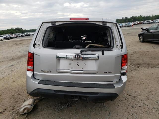 5FNYF3H51FB031500 - 2015 HONDA PILOT EXL SILVER photo 6