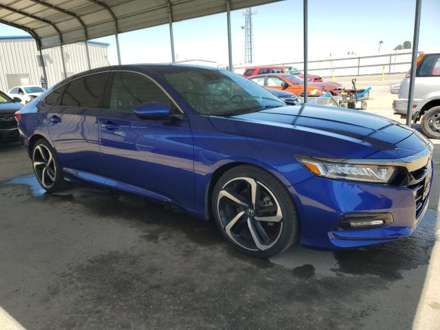 1HGCV1F3XJA262286 - 2018 HONDA ACCORD SPORT BLUE photo 4