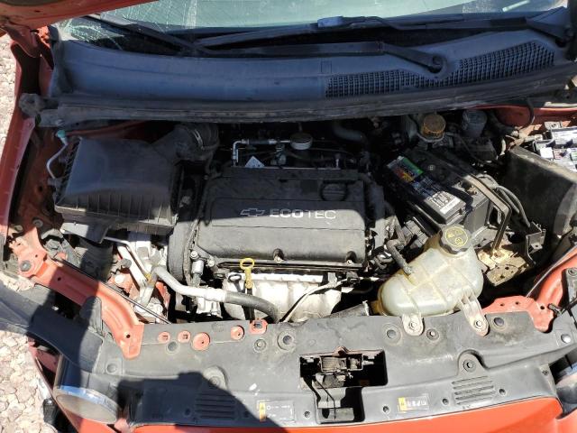 1G1JA6SHXD4100489 - 2013 CHEVROLET SONIC LS 红色 照片 11