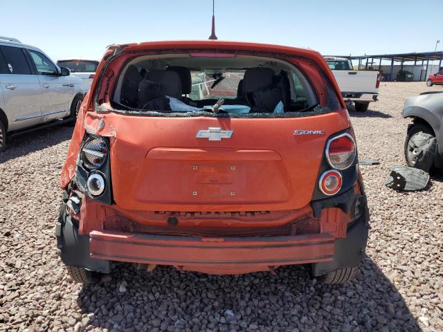 1G1JA6SHXD4100489 - 2013 CHEVROLET SONIC LS 红色 照片 6