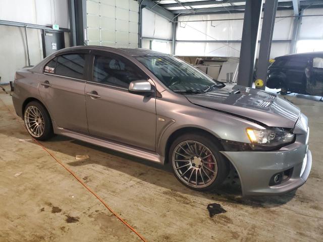 JA32W5FVXDU024519 - 2013 MITSUBISHI LANCER EVOLUTION MR GRAY photo 4