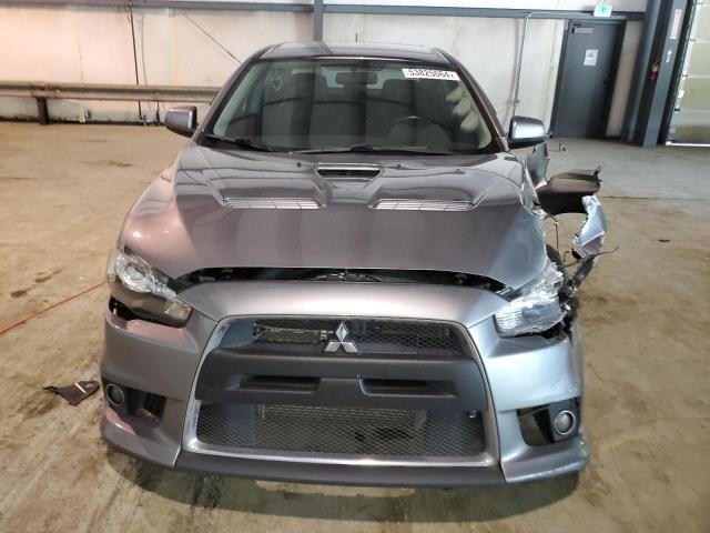 JA32W5FVXDU024519 - 2013 MITSUBISHI LANCER EVOLUTION MR GRAY photo 5