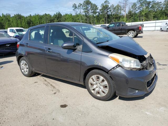 JTDKTUD37DD554677 - 2013 TOYOTA YARIS GRAY photo 4