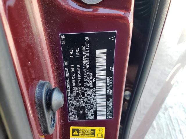 5TDKKRFH4GS175184 - 2016 TOYOTA HIGHLANDER XLE MAROON photo 13