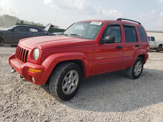 1J4GL58K34W102351 - 2004 JEEP LIBERTY LIMITED RED photo 1