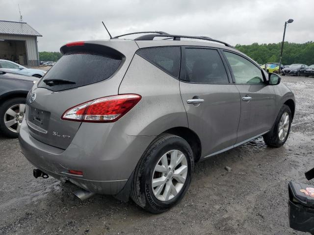 JN8AZ1MW5CW232467 - 2012 NISSAN MURANO S SILVER photo 3