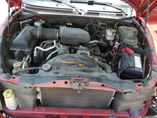 1D7HW42P77S103715 - 2007 DODGE DAKOTA SLT RED photo 11