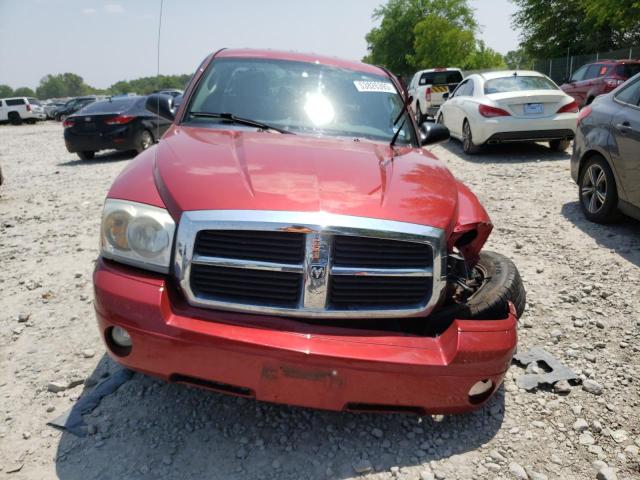 1D7HW42P77S103715 - 2007 DODGE DAKOTA SLT RED photo 5