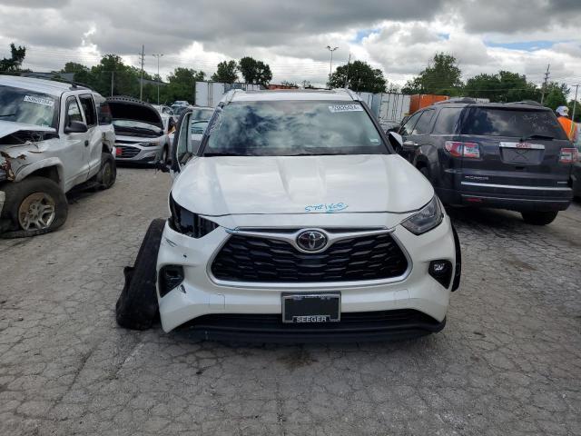 5TDGZRBH5LS502838 - 2020 TOYOTA HIGHLANDER XLE WHITE photo 5