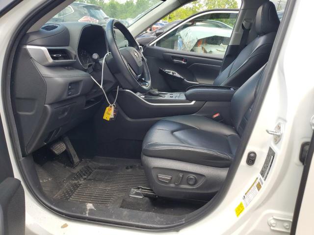 5TDGZRBH5LS502838 - 2020 TOYOTA HIGHLANDER XLE WHITE photo 7