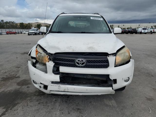 JTMBD32V975065840 - 2007 TOYOTA RAV4 SPORT WHITE photo 5