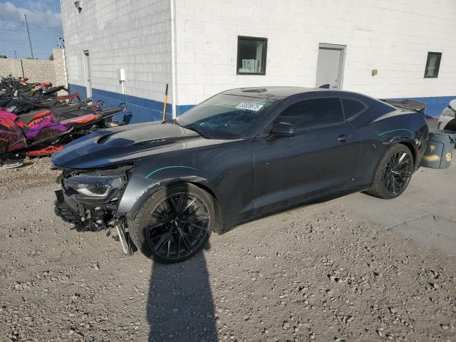 1G1FJ1R67J0128282 - 2018 CHEVROLET CAMARO ZL1 GRAY photo 1