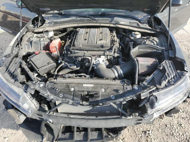 1G1FJ1R67J0128282 - 2018 CHEVROLET CAMARO ZL1 GRAY photo 11