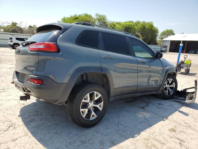 1C4PJMBS0EW191599 - 2014 JEEP CHEROKEE TRAILHAWK 灰色 照片 3