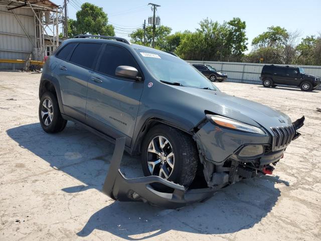 1C4PJMBS0EW191599 - 2014 JEEP CHEROKEE TRAILHAWK 灰色 照片 4