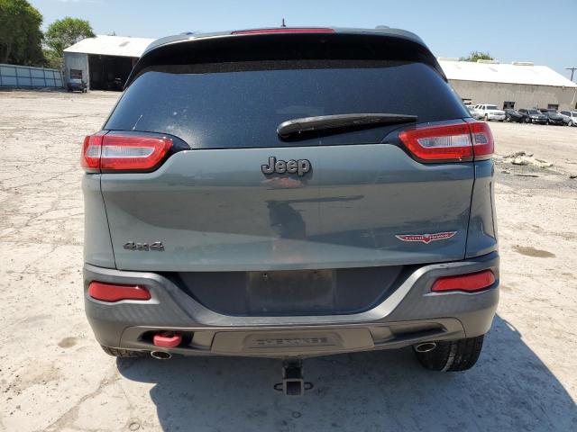 1C4PJMBS0EW191599 - 2014 JEEP CHEROKEE TRAILHAWK GRAY photo 6