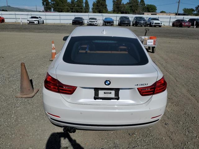 WBA4F7C51HG786813 - 2017 BMW 430I GRAN COUPE WHITE photo 6