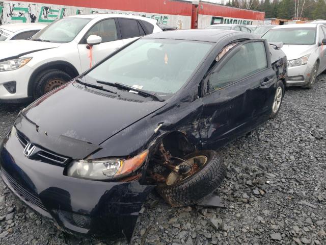 2HGFG12968H000763 - 2008 HONDA CIVIC EXL BLACK photo 12
