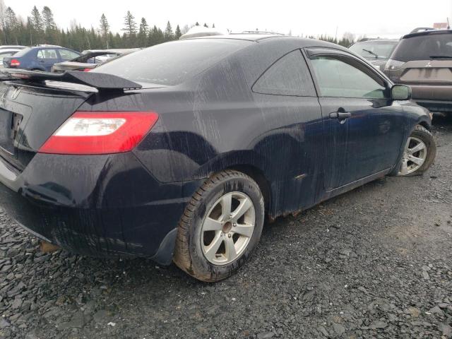 2HGFG12968H000763 - 2008 HONDA CIVIC EXL BLACK photo 3