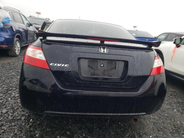 2HGFG12968H000763 - 2008 HONDA CIVIC EXL BLACK photo 6