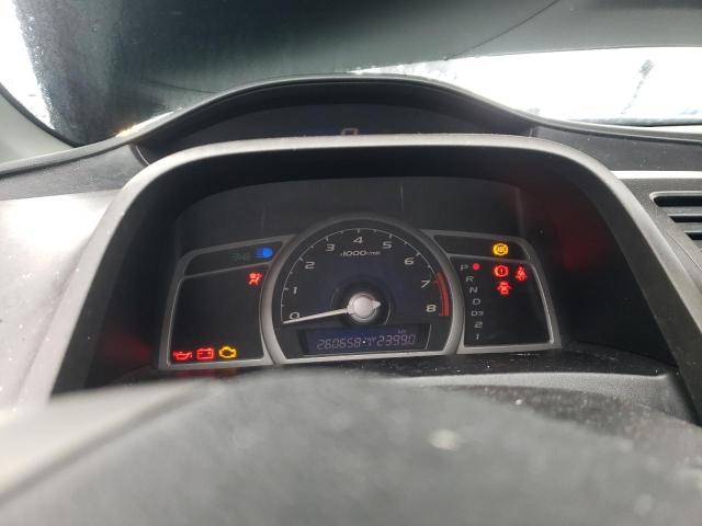 2HGFG12968H000763 - 2008 HONDA CIVIC EXL BLACK photo 9