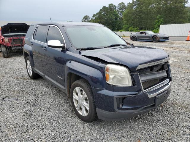 2GKALMEK3H6316318 - 2017 GMC TERRAIN SLE BLUE photo 4