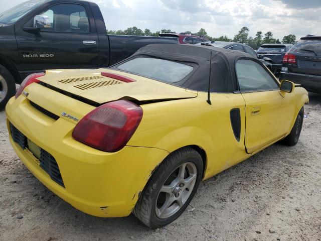 JTDFR320820049738 - 2002 TOYOTA MR2 SPYDER YELLOW photo 3