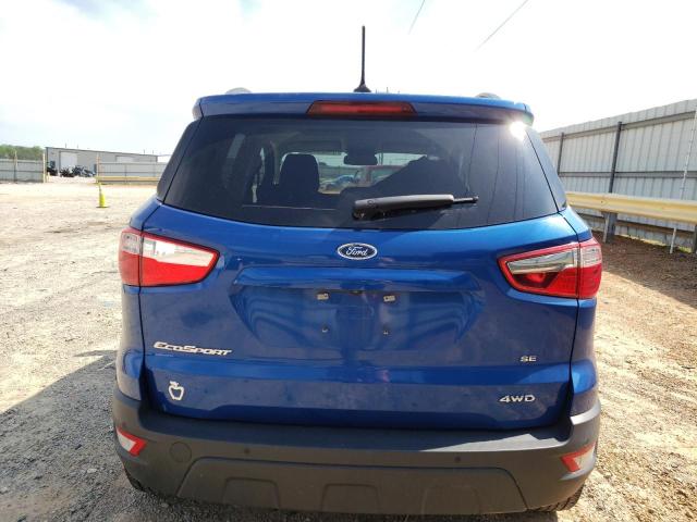 MAJ6S3GLXLC331604 - 2020 FORD ECOSPORT SE Bleu photo 6