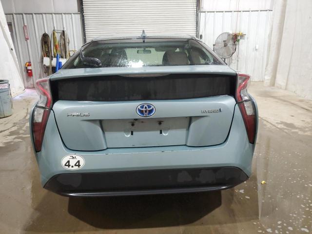 JTDKBRFU4G3008550 - 2016 TOYOTA PRIUS TURQUOISE photo 6