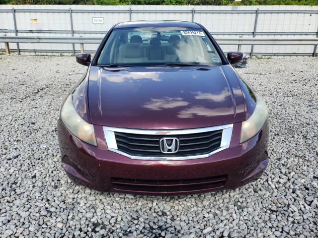 1HGCP2F39AA192487 - 2010 HONDA ACCORD LX MAROON photo 5