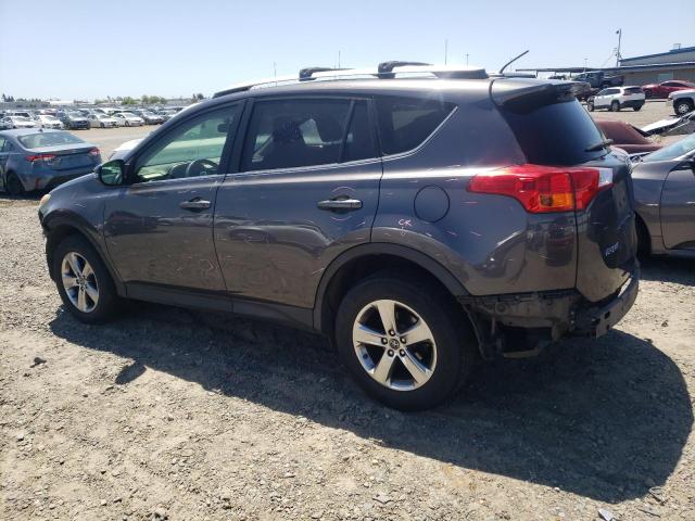 JTMWFREV7FJ038295 - 2015 TOYOTA RAV4 XLE GRAY photo 2