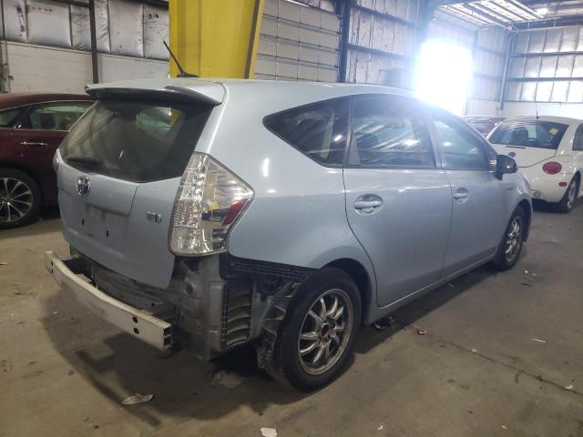 JTDZN3EU8C3090250 - 2012 TOYOTA PRIUS V BLUE photo 3