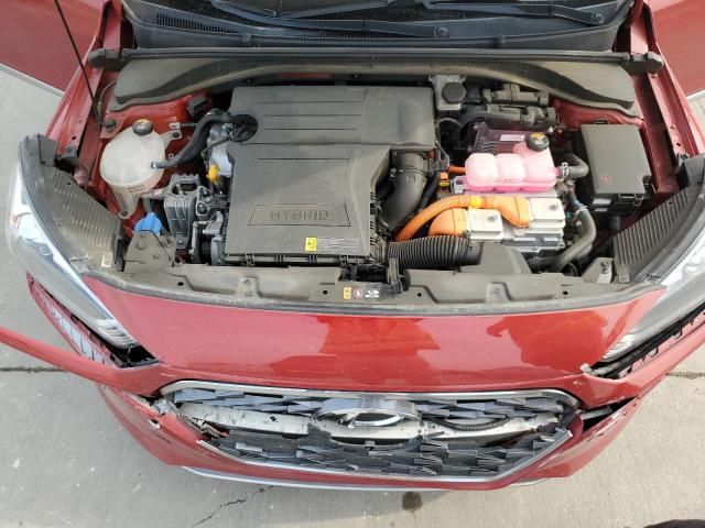 KMHC75LC9LU234707 - 2020 HYUNDAI IONIQ SE RED photo 11