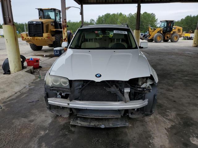 WBXPC93438WJ05832 - 2008 BMW X3 3.0SI WHITE photo 5