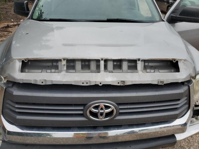 5TFRM5F13EX069904 - 2014 TOYOTA TUNDRA DOUBLE CAB SR/SR5 SILVER photo 11