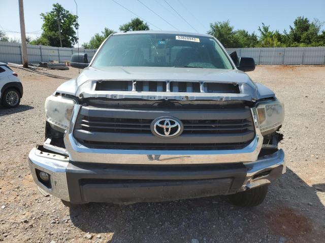 5TFRM5F13EX069904 - 2014 TOYOTA TUNDRA DOUBLE CAB SR/SR5 SILVER photo 5