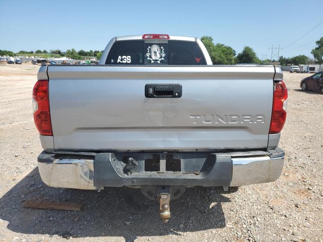 5TFRM5F13EX069904 - 2014 TOYOTA TUNDRA DOUBLE CAB SR/SR5 SILVER photo 6