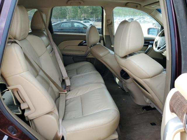 2HNYD2H66AH518987 - 2010 ACURA MDX TECHNOLOGY BURGUNDY photo 11