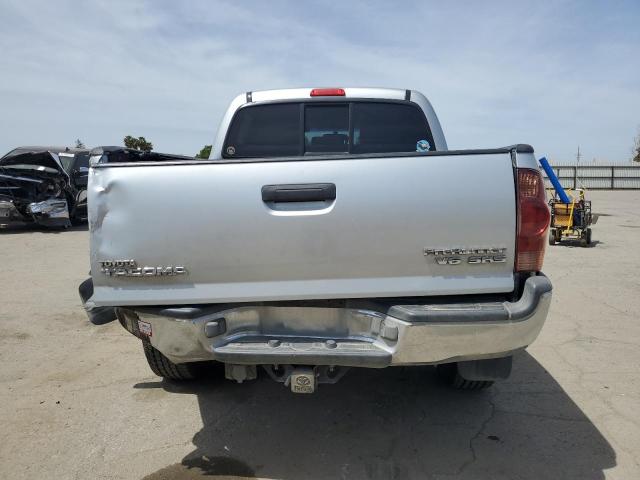 5TEJU62N97Z375593 - 2007 TOYOTA TACOMA DOUBLE CAB PRERUNNER SILVER photo 6