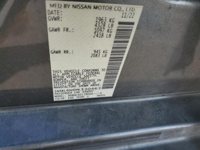 1N4BL4DV0PN330463 - 2023 NISSAN ALTIMA SV GRAY photo 13