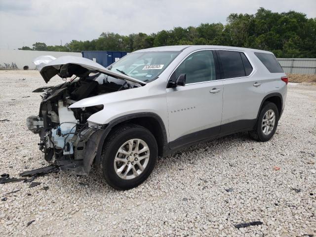 1GNERFKW6LJ205974 - 2020 CHEVROLET TRAVERSE LS SILVER photo 1