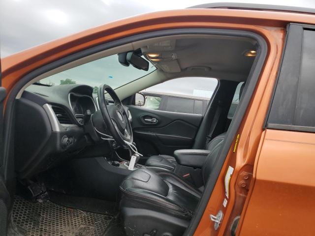 1C4PJMBSXGW278073 - 2016 JEEP CHEROKEE TRAILHAWK ORANGE photo 7