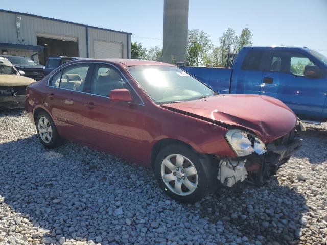 KNAGE123985167921 - 2008 KIA OPTIMA LX RED photo 4