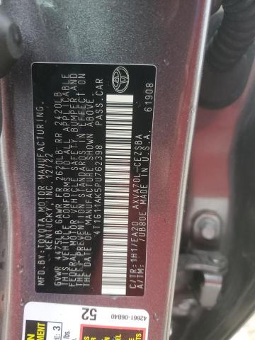 4T1G11AK5PU762398 - 2023 TOYOTA CAMRY SE NIGHT SHADE GRAY photo 13