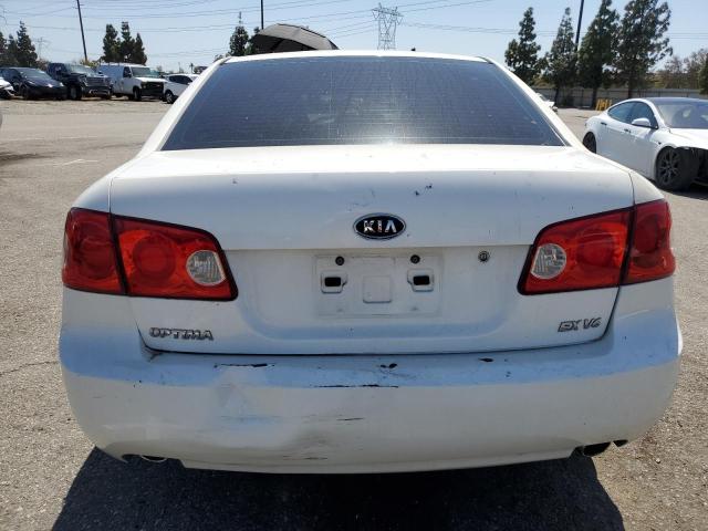 KNAGE124X65043520 - 2006 KIA OPTIMA LX WHITE photo 6