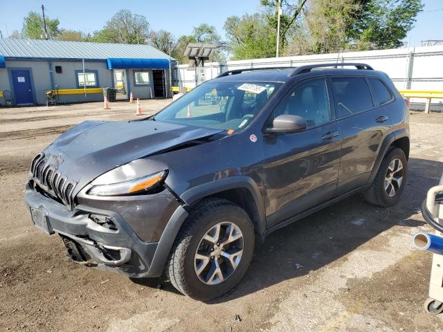 1C4PJMBB7HW590109 - 2017 JEEP CHEROKEE TRAILHAWK CHARCOAL photo 1