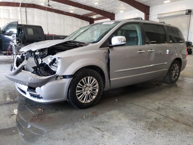 2C4RC1CG1DR767719 - 2013 CHRYSLER TOWN & COU TOURING L SILVER photo 1