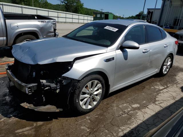 5XXGU4L33GG111280 - 2016 KIA OPTIMA EX SILVER photo 1