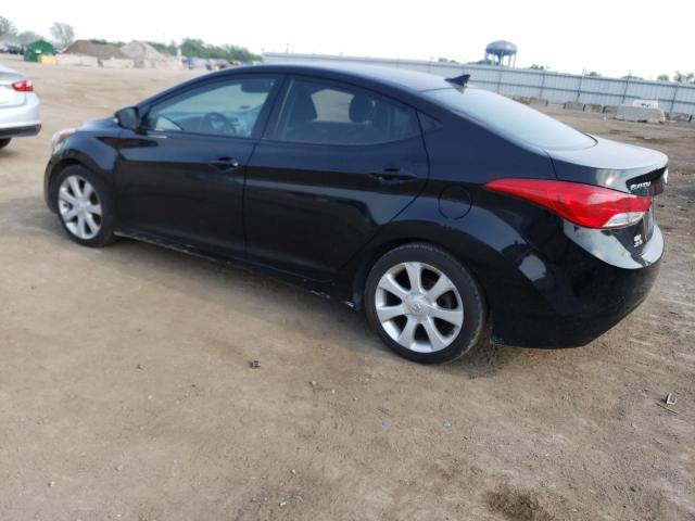 5NPDH4AE8DH248646 - 2013 HYUNDAI ELANTRA GLS BLACK photo 2